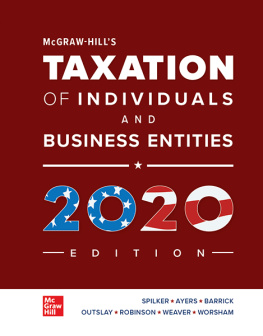 Brian C. Spilker - McGraw-Hills Essentials of Federal Taxation 2020 Edition