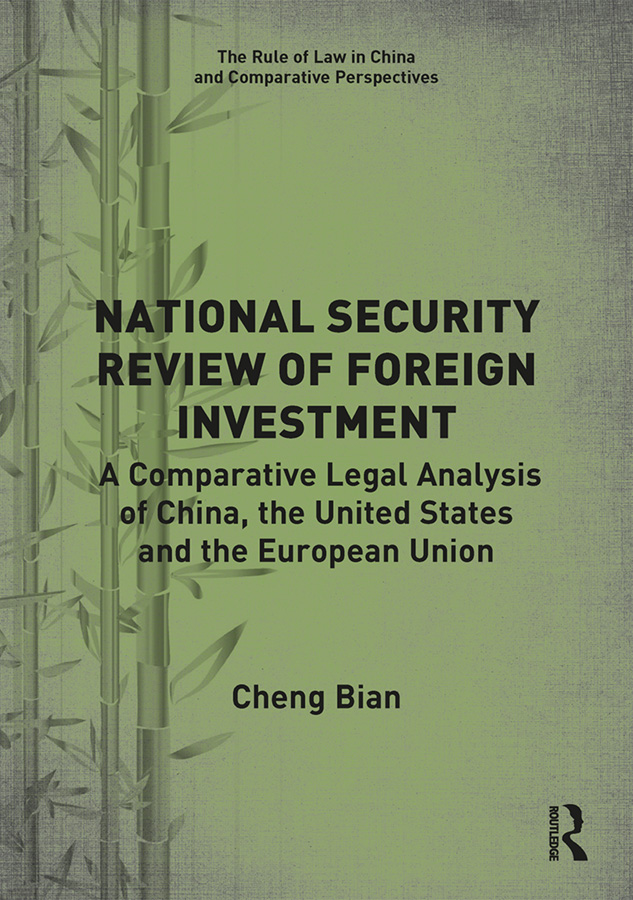 National Security Review of Foreign Investment In recent years China the US - photo 1