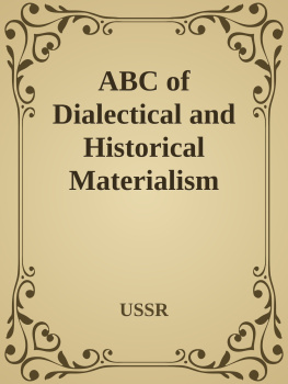 USSR - ABC of Dialectical and Historical Materialism