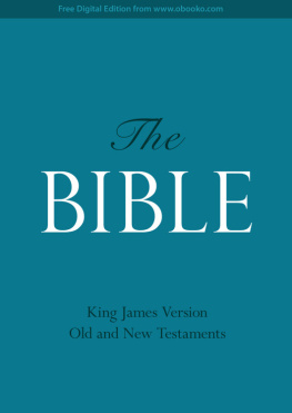 Various THE BIBLE, King James Version (KJV): Old and New Testaments