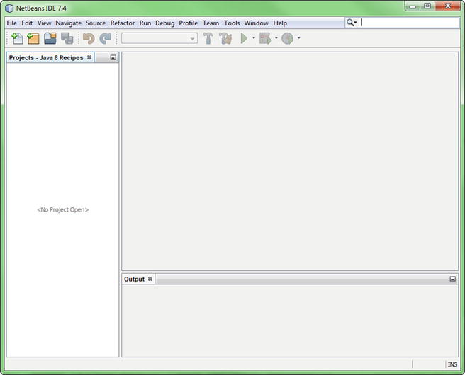 Figure 1-2 Opening the NetBeans IDE Go to the File menu and select New - photo 2