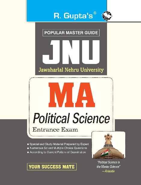 R Guptas Popular Master Guide JNU Jawaharlal Nehru University MA - photo 1