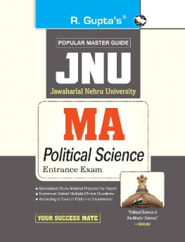 RPH Editorial Board JNU: MA Political Science Entrance Exam Guide