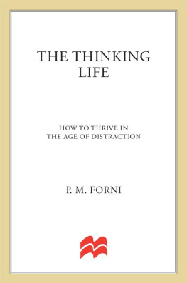 P. M. Forni The Thinking Life