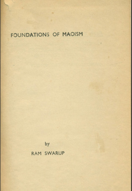 Ram Swarup - Foundations of Maoism