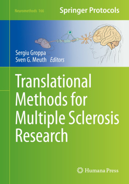 Sergiu Groppa - Translational Methods for Multiple Sclerosis Research
