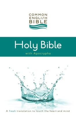 Various - Common English Bible with Apocrypha