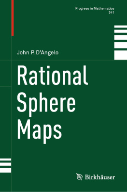 John P. D’Angelo - Rational Sphere Maps