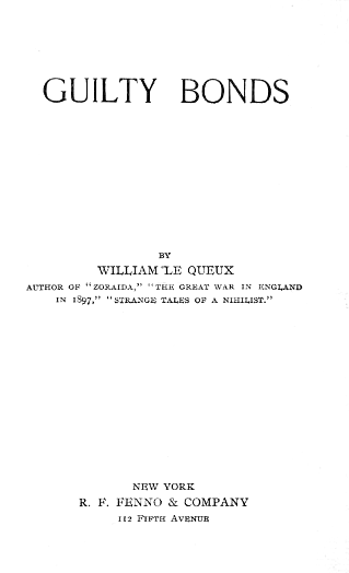 Collected Works of William Le Queux - image 19