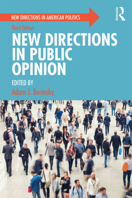 Adam J. Berinsky - New Directions in Public Opinion