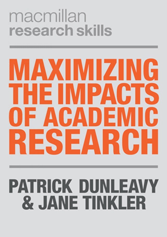 Maximizing the Impacts of Academic Research Macmillan Research Skills Macmillan - photo 1