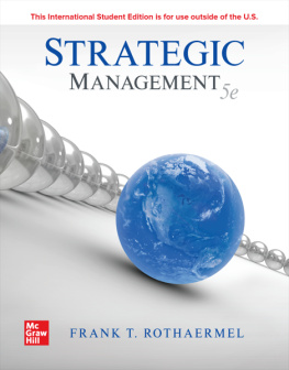 Frank Rothaermel - Strategic Management