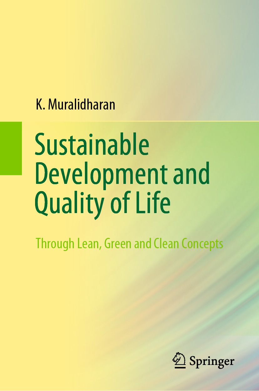 Book cover of Sustainable Development and Quality of Life K Muralidharan - photo 1