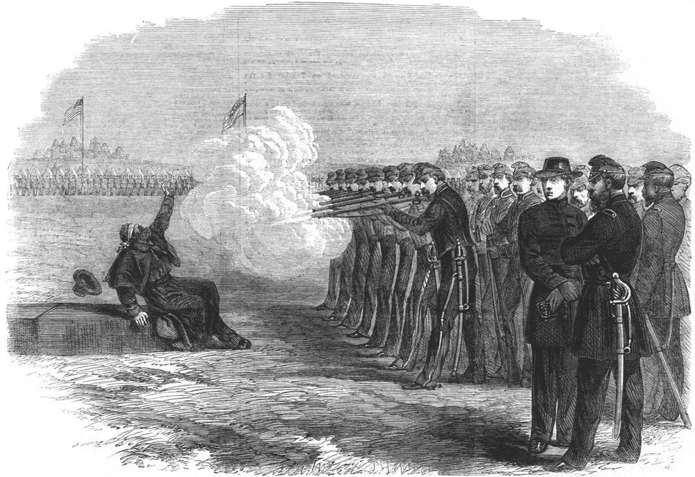 The American Civil War execution of a deserter in the federal camp CONTENTS - photo 1