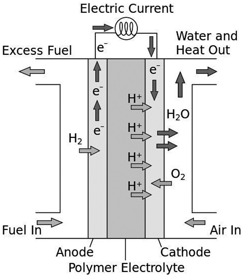 FIGURE B4 Proton Exchange Membrane PEM fuel cell source Wikipedia Creative - photo 4