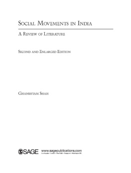 Ghanshyam Shah - Social Movements in India: A Review of the Literature