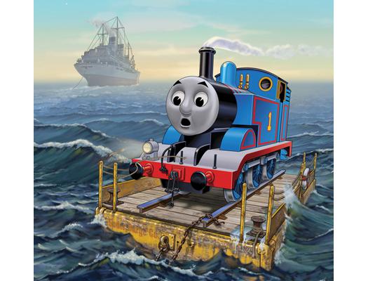 Nobody heard Thomas whistle and peep for help as the steamboat chugged away - photo 12