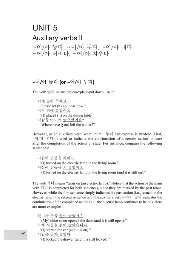 Intermediate Korean A Grammar and Workbook - photo 38