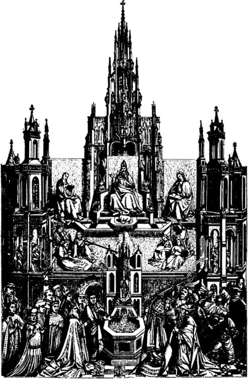 Jan Van Eyck THE SOURCE OF LIFE OR THE TRIUMPH OF CHRISTIANITY God the Father - photo 1