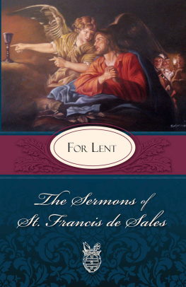 St. Francis de Sales - Sermons of St. Francis de Sales For Lent