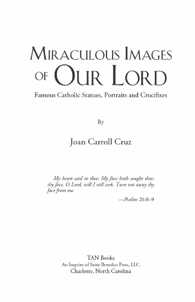 Other Books by the Author Miraculous Images of Our Lady Secular Saints - photo 2