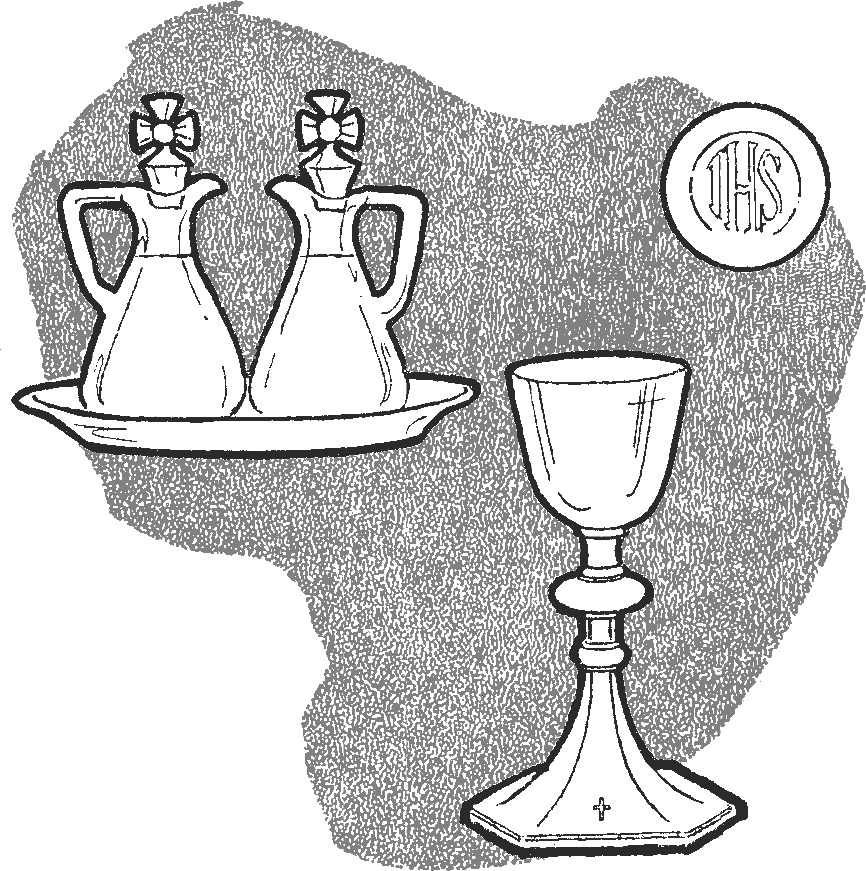 4 The water and wine The priest will put them into the chalice5 The - photo 4