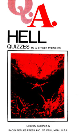 Fr. Chas. M. Carty - Hell Quizzes: Quizzes to a Street Preacher