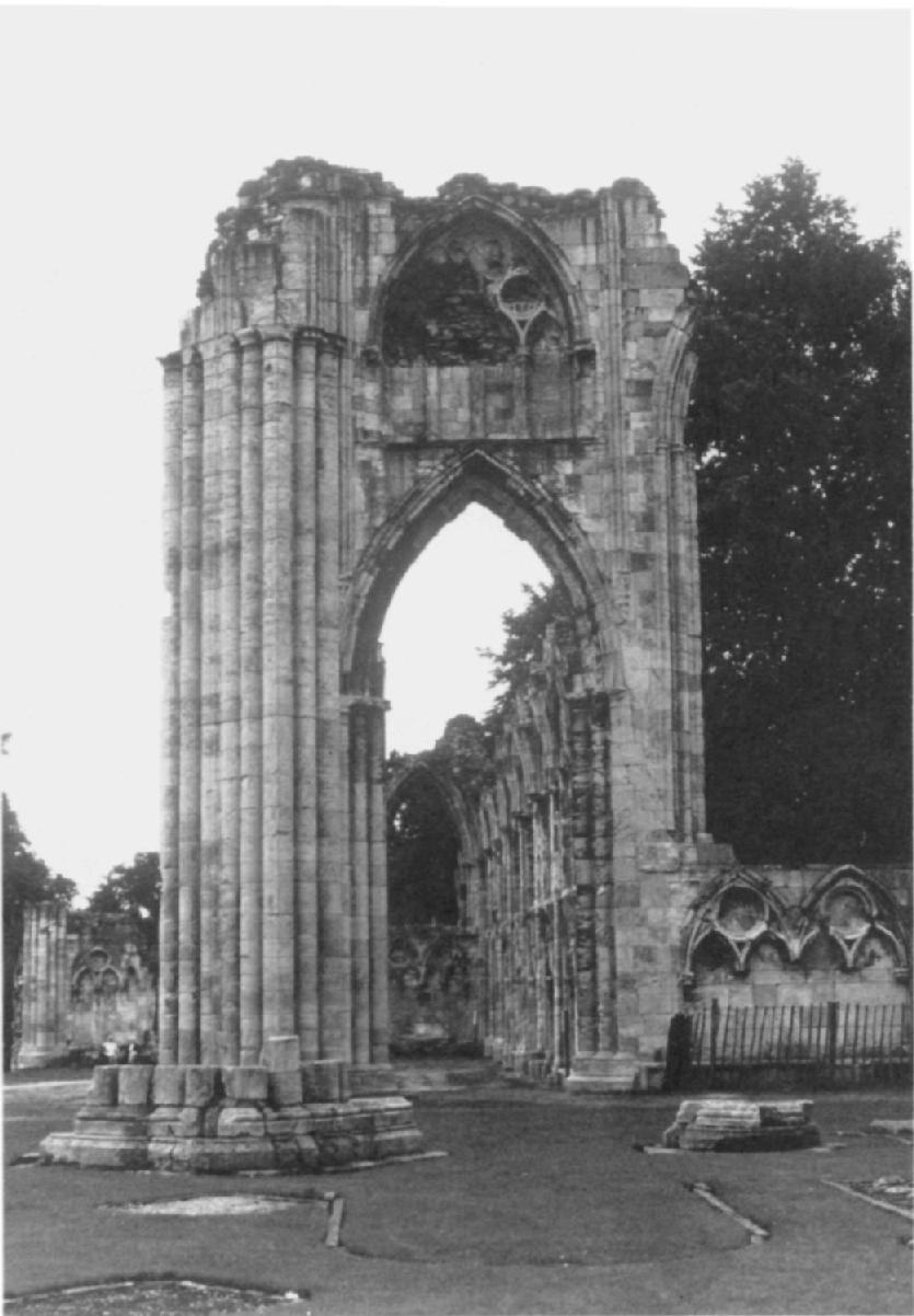 The ruins of St Marys Abbey York founded in 1098 and dissolved on November - photo 1