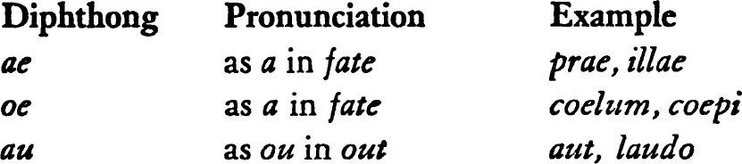 In a few instances the individual vowels of ae and oe are pronounced - photo 2