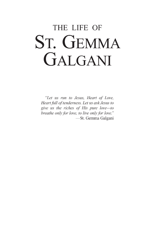 St Gemma Galgani 1878-1903 Nihil Obstat H S Bowden Censor Deputatus - photo 1