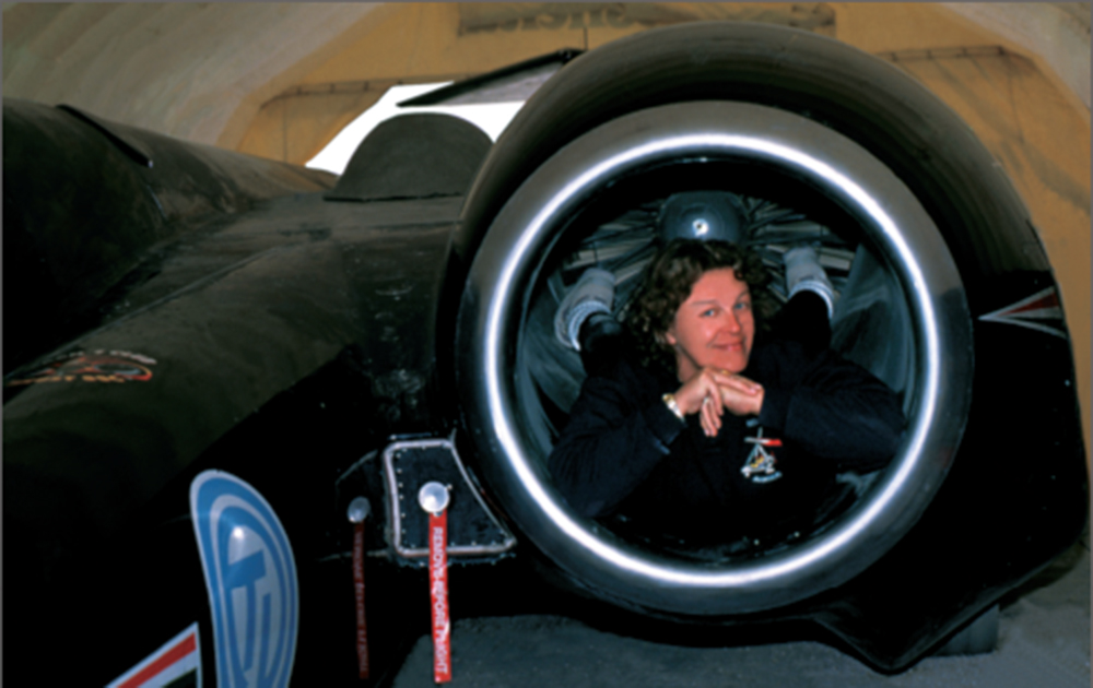 At five feet six inches tall laying in the left nacelle of the fastest car on - photo 4