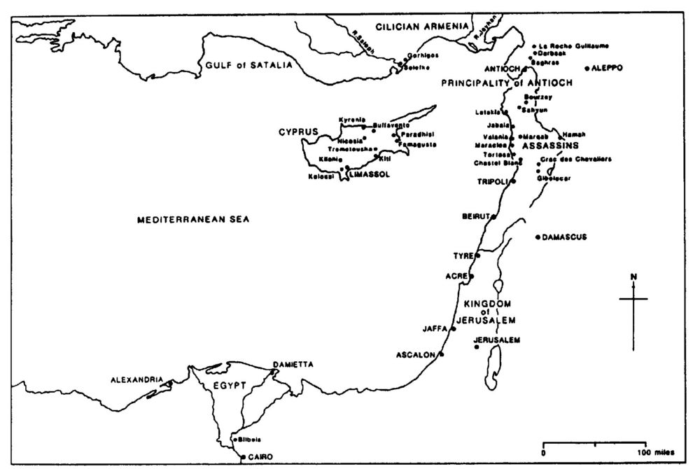 The Eastern Mediterranean Map 2 The Kingdom of Jerusalem On 4 July 1187 - photo 2