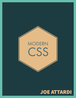 Joe Attardi - Modern CSS