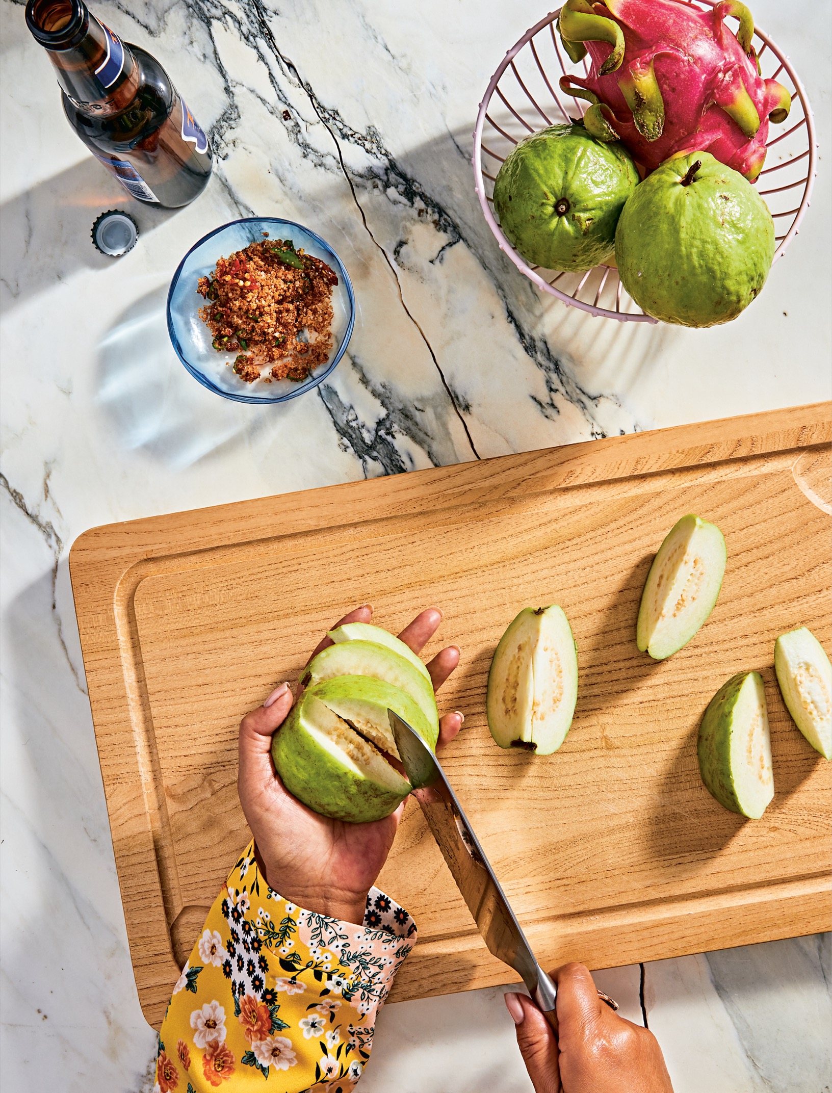 Serves 2 to 4 One of the easiest snacks I make is cut-up fruit served - photo 3