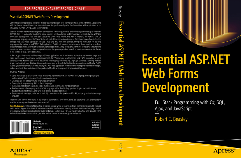 Robert E Beasley Essential ASPNET Web Forms Development Full Stack - photo 1