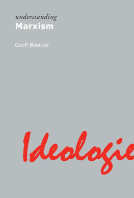 Geoff Boucher Understanding Marxism