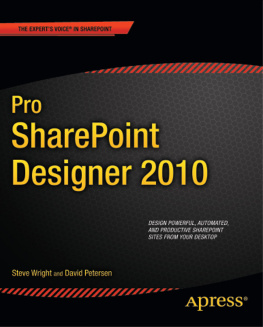 Steve Wright - Pro SharePoint Designer 2010