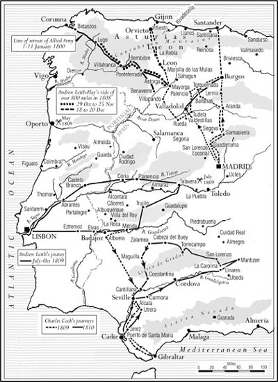 The Journeys of Andrew Leith-Hay and Charles Cocks 18081810 Locations of - photo 2