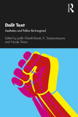 Judith Misrahi Barak - Dalit Text: Aesthetics and Politics Re-Imagined