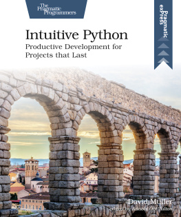 David Muller - Intuitive Python
