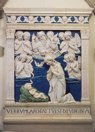 Robbia Andrea della 14351525 Nativity Sanctuary La Verna Italy Scala - photo 5