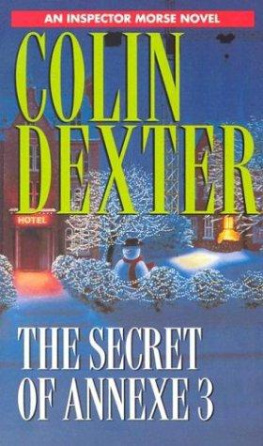 Colin Dexter - The Secret of Annexe 3 (Inspector Morse 7)