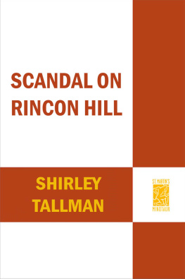 Shirley Tallman - Scandal on Rincon Hill