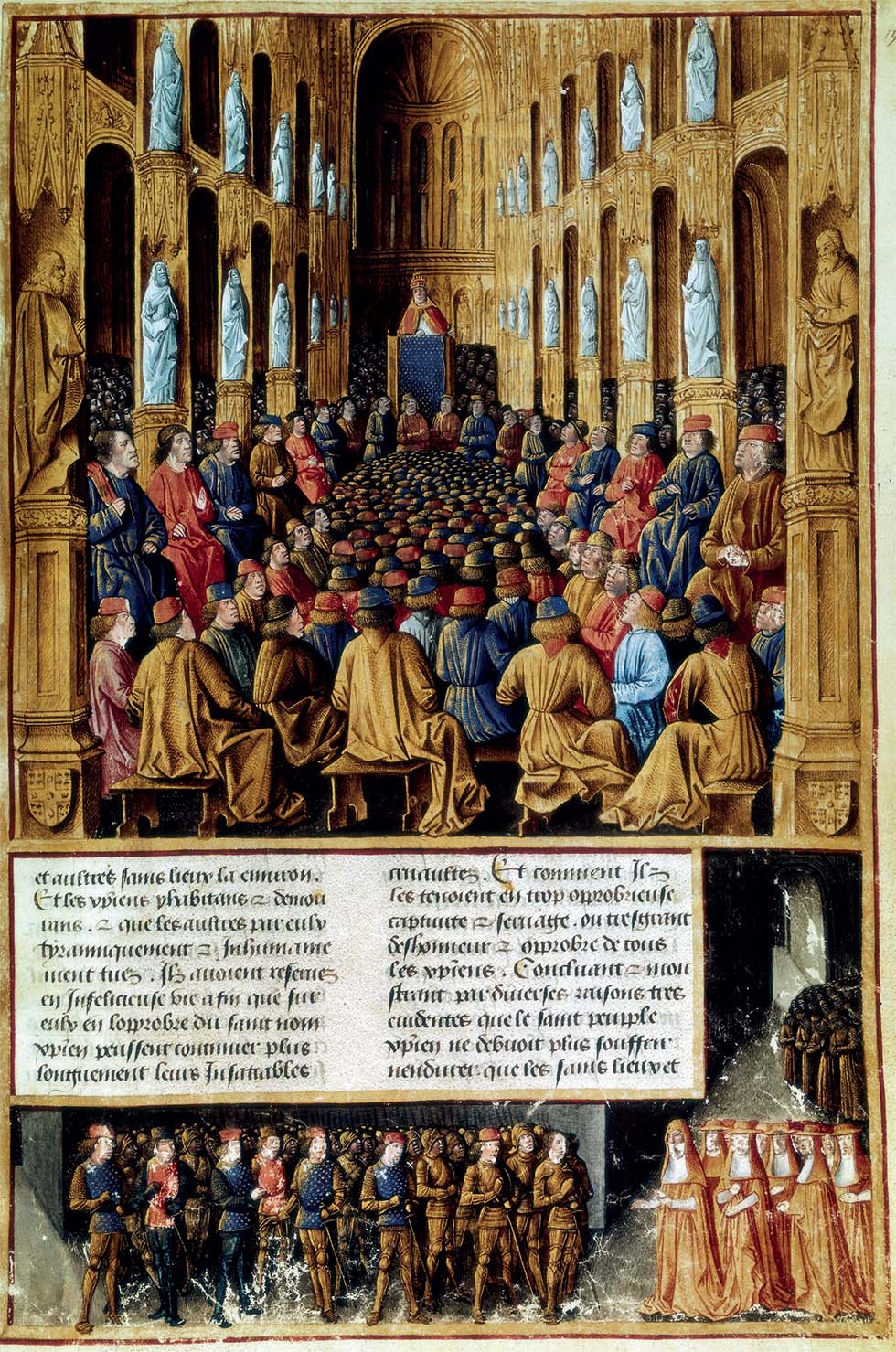 Pope Urban II at the Council of Clermont surrounded by leading churchmen and - photo 6