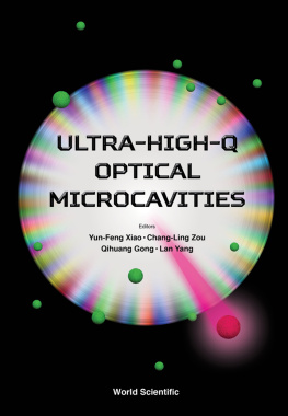 Yun-feng Xiao - Ultra-high-q Optical Microcavities