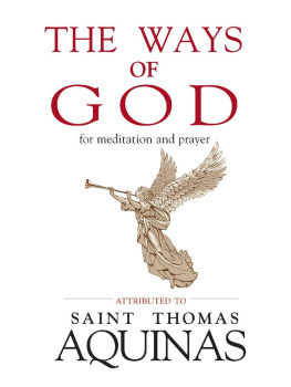 Thomas Aquinas - Ways of God