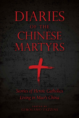 Gerolamo Fazzini Diaries of Chinese Martyrs