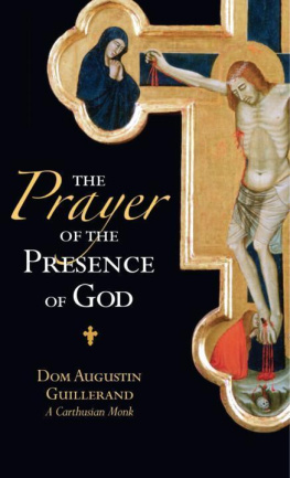 Dom Augustin Guillerand The Prayer of the Presence of God