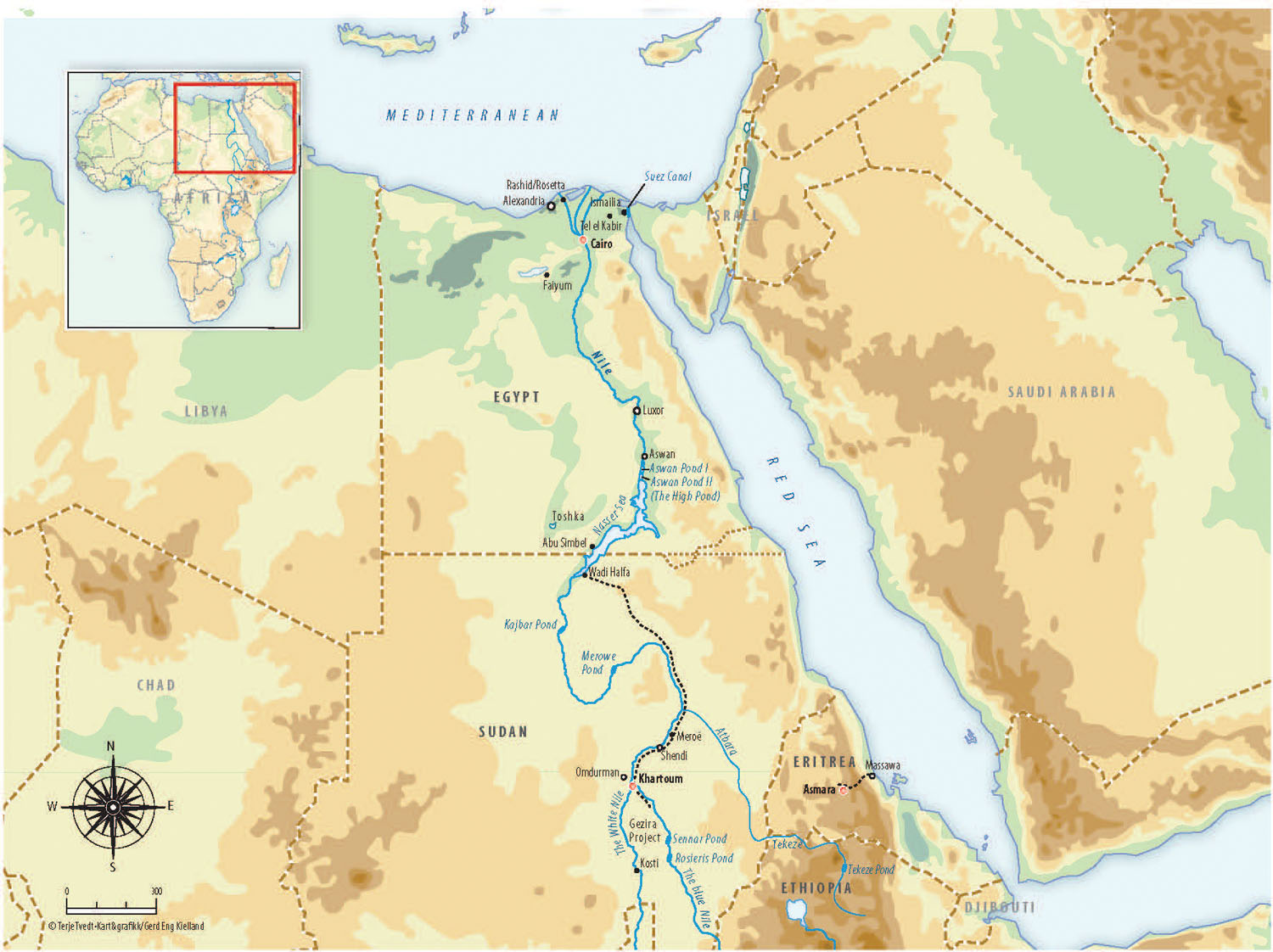 Map 1 The Nile Basin with major Nile dams - photo 3