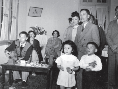 Ngo Dinh Nhu and his family at the Le Van Kim residence in Dalat in 1949 Photo - photo 8